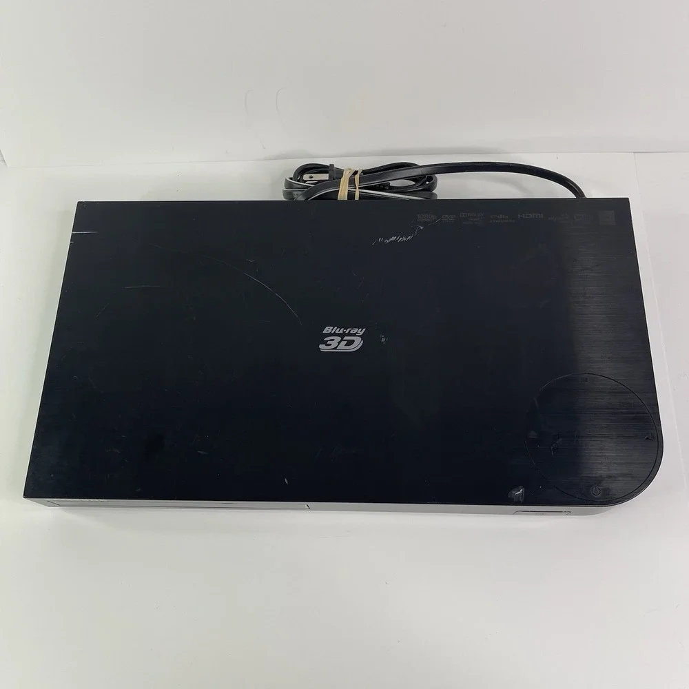 Samsung BD-F5900 3D Wi-Fi Blu-ray DVD Disc Player Tested Works No Remote